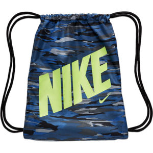 Nike PRINTED GYMSACK Gymsack, Tmavě modrá,Mix,Světle zelená, velikost UNI
