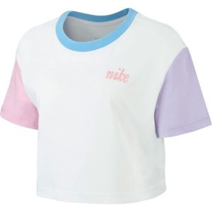 Nike NSW TEE FEMME 2 CROP bílá XS - Dámské tričko