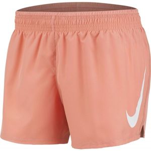 Nike SWOOSH RUN SHORT Dámské běžecké šortky, Růžová, velikost XS