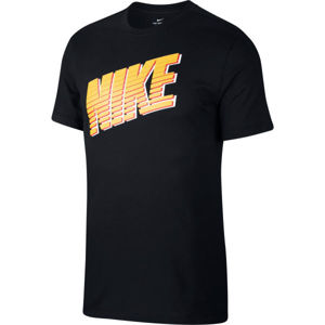 Nike NSW TEE NIKE BLOCK M černá M - Pánské tričko
