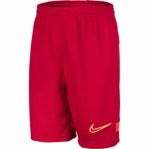 Nike DRI-FIT ACADEMY21 Chlapecké fotbalové šortky, červená, veľkosť M