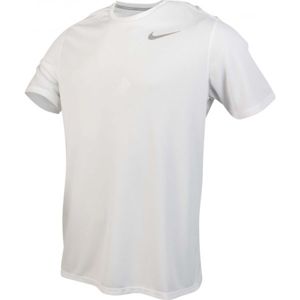 Nike DF BRTHE RUN TOP SS M bílá XL - Pánské běžecké tričko