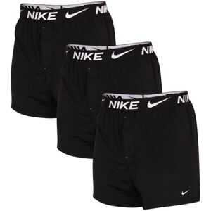 Nike DRI-FIT ESSEN MICRO BOXER 3PK Pánské boxerky, černá, velikost S