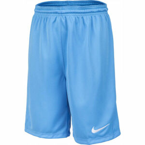 Nike DRI-FIT PARK 3 JR TQO Chlapecké fotbalové kraťasy, světle modrá, velikost XS