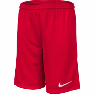 Nike DRI-FIT PARK 3 Chlapecké fotbalové kraťasy, červená, veľkosť XS