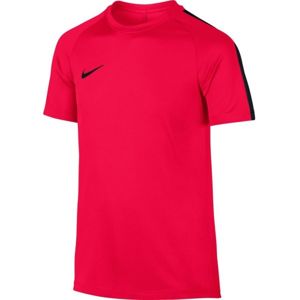 Nike DRY ACDMY TOP SS červená S - Dětský fotbalový top