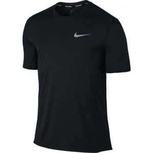 Nike DRY MILER TOP SS černá L - Pánské běžecké triko
