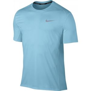 Nike DRY MILER TOP SS modrá XL - Pánské běžecké triko