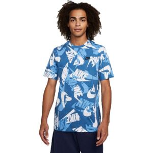 Nike NSW ESS+ SPORT 3 TEE M Pánské tričko, modrá, velikost M