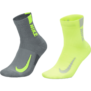 Nike MULTIPLIER Ponožky, šedá, veľkosť 38-42