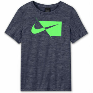 Nike DRY HBR SS TOP B Tmavě modrá L - Chlapecké tréninkové tričko