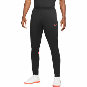 Nike DF ACD21 PANT KPZ M Pánské fotbalové kalhoty, Černá,Oranžová, velikost L