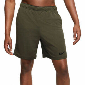 Nike DRI-FIT Pánské tréninkové šortky, Khaki,Černá, velikost XXL