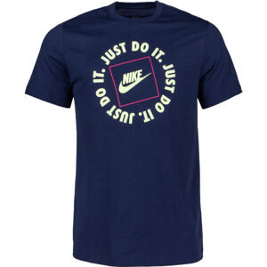 Nike SPORTSWEAR JDI Pánské tričko, tmavě modrá, velikost L