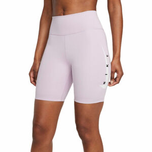 Nike SWOOSH RUN Dámské běžecké šortky, Růžová,Bílá,Černá, velikost M