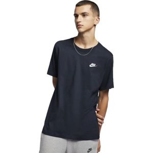 Nike NSW CLUB TEE tmavě šedá M - Pánské triko