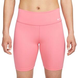 Nike ONE DF MR 7IN SHRT W Dámské sportovní šortky, růžová, velikost XL