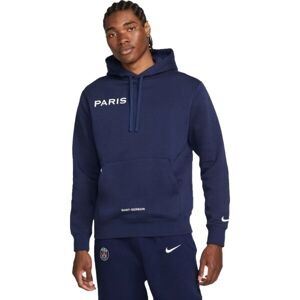 Nike PARIS SAINT-GERMAIN CLUB Pánská mikina, tmavě modrá, velikost M