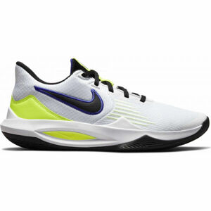Nike PRECISION 5 Pánská basketbalová obuv, bílá, veľkosť 44.5