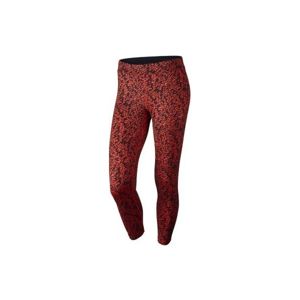Nike PRONTO ESSENTIAL CROP červená L - Dámské běžecké kalhoty
