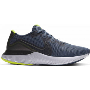Nike RENEW RUN Pánská běžecká obuv, Tmavě modrá,Černá,Bílá,Světle zelená, velikost 46