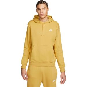 Nike SPORTSWEAR CLUB FLEECE Pánská mikina, žlutá, velikost XL