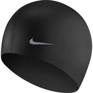 Nike SOLID SILICONE YOUTH černá NS - Dětská plavecká čepice