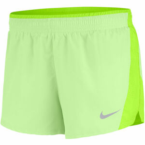 Nike 10K SHORT W Dámské běžecké šortky, Žlutá,Šedá, velikost XS