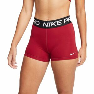 Nike NP 365 SHORT 3" Červená L - Dámské sportovní šortky