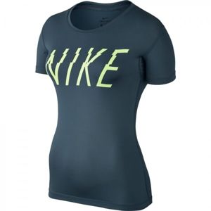 Nike NP CL TOP SS GRX W modrá S - Dámské tričko