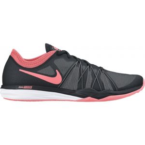 Nike DUAL FUSION TR HIT W tmavě šedá 9 - Dámská tréninková obuv