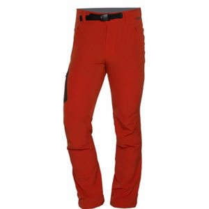 Northfinder SOLER Pánské trekingové kalhoty, Červená,Černá, velikost