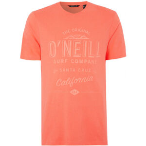 O'Neill LM MUIR T-SHIRT Pánské tričko, Lososová,Béžová, velikost M