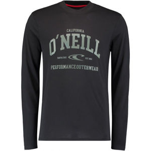 O'Neill LM UNI OUTDOOR L/SLV T-SHIRT Pánské tričko s dlouhým rukávem, Černá,Šedá, velikost S