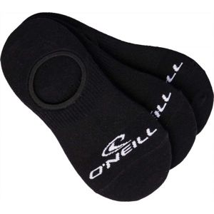 O'Neill FOOTIE ONEILL WHITE 3P Unisex ponožky, Černá,Bílá, velikost 43/46