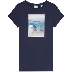 O'Neill LW PALM PHOTO PRINT T-SHIRT tmavě modrá S - Dámské tričko