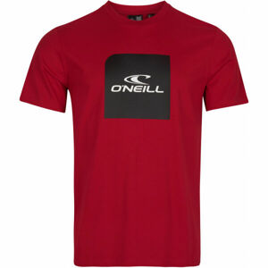 O'Neill CUBE SS T-SHIRT Pánské tričko, Červená,Černá,Bílá, velikost S