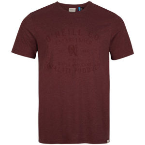 O'Neill LM ESTABLISHED T-SHIRT Pánské tričko, Vínová, velikost L