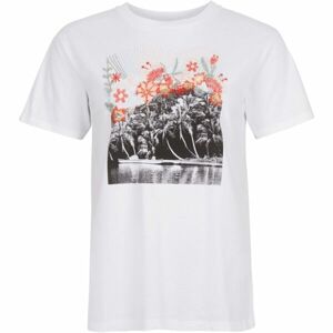 O'Neill PALM T-SHIRT Dámské tričko, Bílá,Černá, velikost M