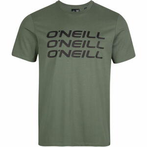O'Neill TRIPLE STACK SS T-SHIRT Pánské tričko, Zelená,Černá, velikost XL