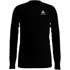 Odlo BL TOP CREW NECK L/S ACTIVE WARM KIDS černá 152 - Dětské tričko s dlouhým rukávem