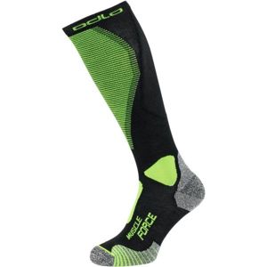 Odlo MUSCLE FORCE CERAMIW zelená 42-44 - Dlouhé ponožky