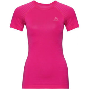 Odlo SUW WOMEN'S TOP CREW NECK S/S PERFORMANCE LIGHT růžová M - Dámské tričko