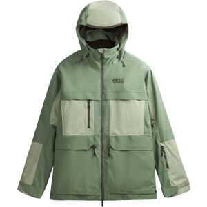 Picture STONE Pánská zimní bunda, tmavě zelená, veľkosť L
