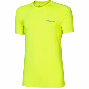 Progress ARROW MAN Pánské běžecké triko, Reflexní neon,Šedá, velikost XL
