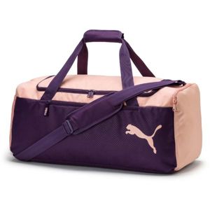 Puma FUNDAMENTALS SPORTS BAG M fialová M - Sportovní taška