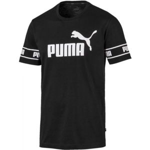 Puma AMPLIFIED BIG LOGO TEE - Pánské moderní triko