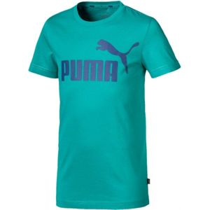 Puma ESS LOGO TEE B zelená 128 - Chlapecké triko