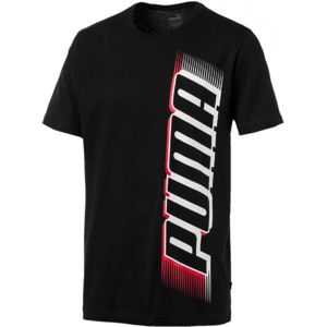 Puma SPEED PUMA TEE černá XL - Pánské tričko s krátkým rukávem