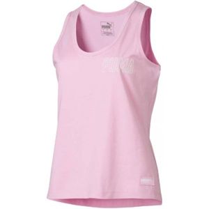 Puma ATHLETICS TANK Dámské tričko, Růžová,Bílá, velikost M